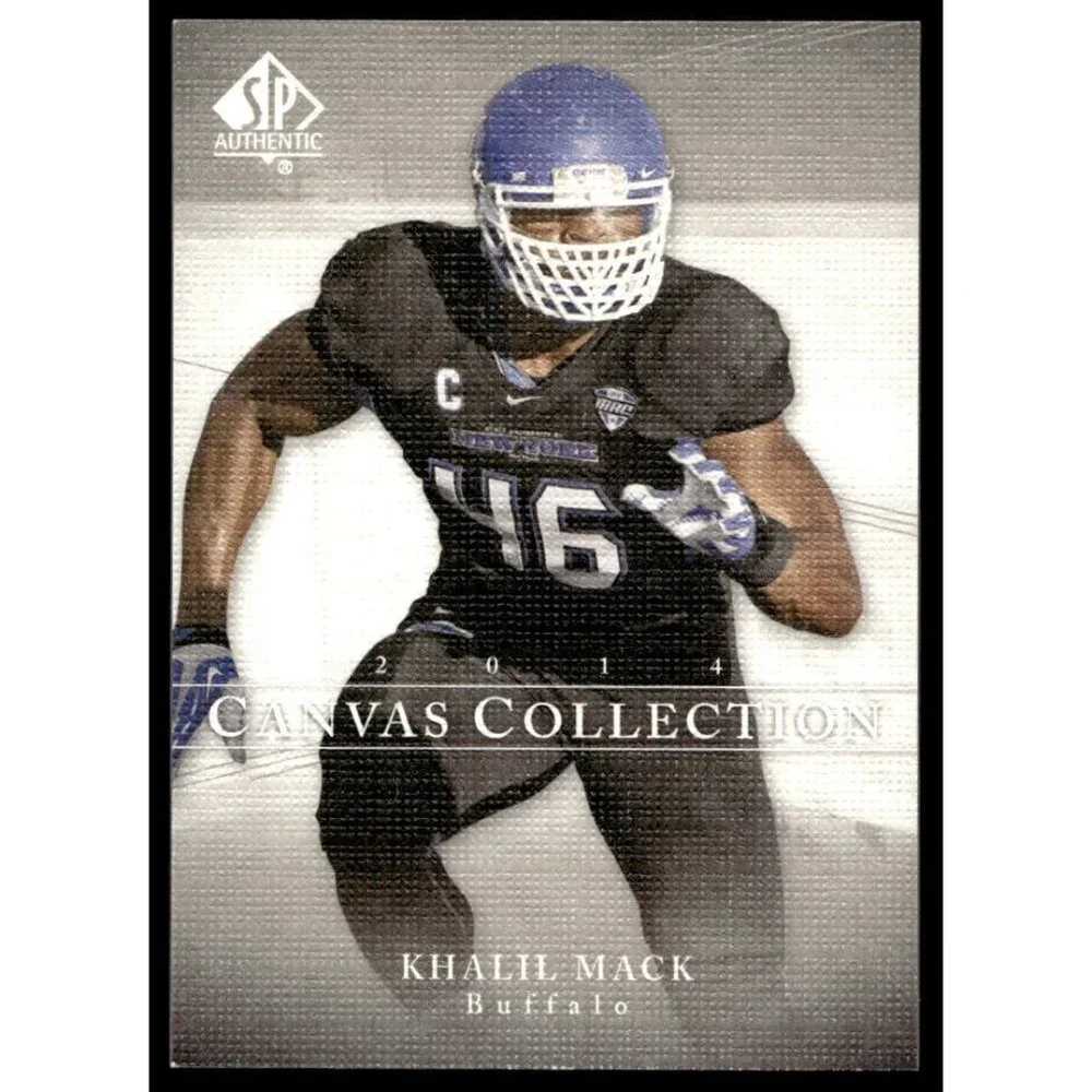 Khalil Mack 2014 SP Authentic Canvas #C-16 Buffalo Bulls Football Card Chargers